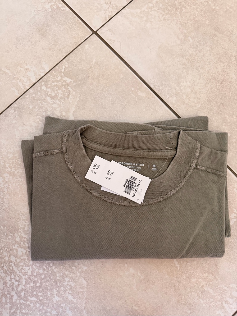 Abercrombie & Fitch Vintage Inspired Men’s Crewneck T-Shirt NWT Size Medium